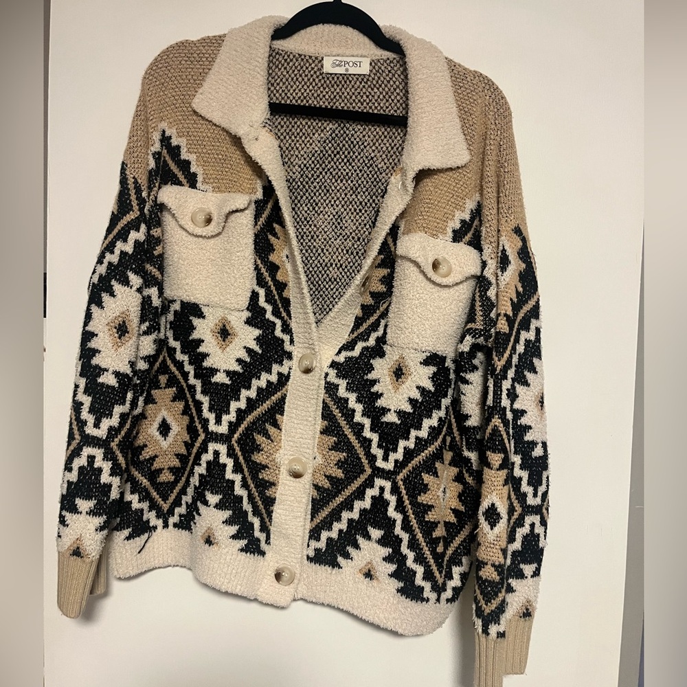 The post cardigan